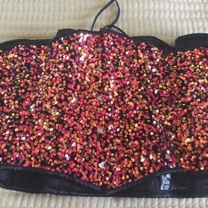 Daisy underbust sequin corset. XxL